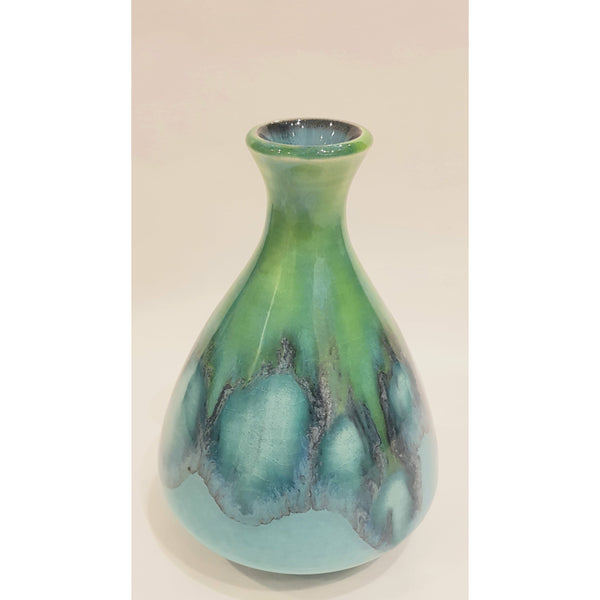 PPS3 Hand Thrown hand decorated Sample Vase by Poole Pottery Sample Room