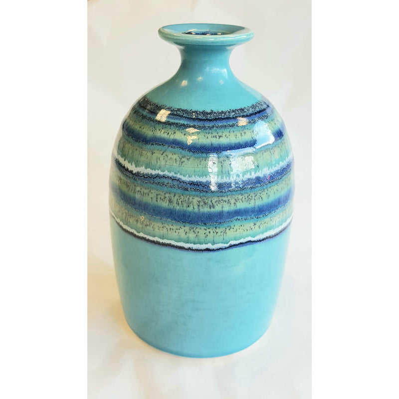 PPS4 Hand Thrown hand decorated Sample Vase by Poole Pottery Sample Room