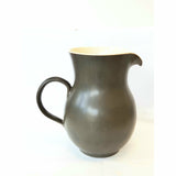 Brown Porcelain Jug by Agnete Hoy for Bullers Ceramics from Barewall Art Gallery