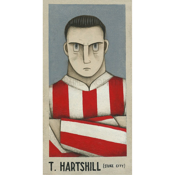 PPSC3 Stoke City - Football Card Signed Print by Paine Proffitt