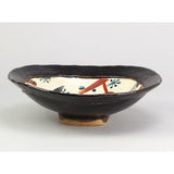Thrown Stoneware Footed Dish with Two Birds by John Maltby Ceramics from Barewall Art Gallery