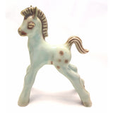 Foal circa 1941 with celedon glaze by Agnete Hoy 21cm x 15cm x 8cm Ceramics from Barewall Art Gallery