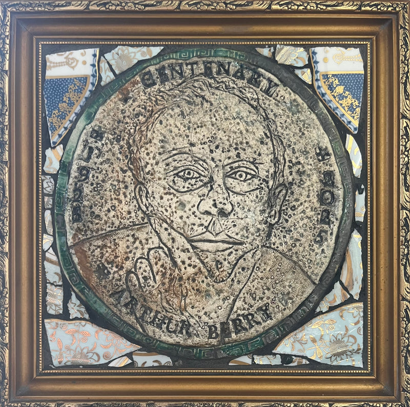 PHAB005 Arthur Berry Centenary Oatcake Portrait by Philip Hardaker