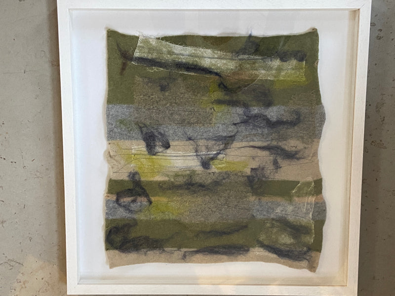 Textile Art Landscape. Felted and embellished by Lost and Found Projects JMRF2