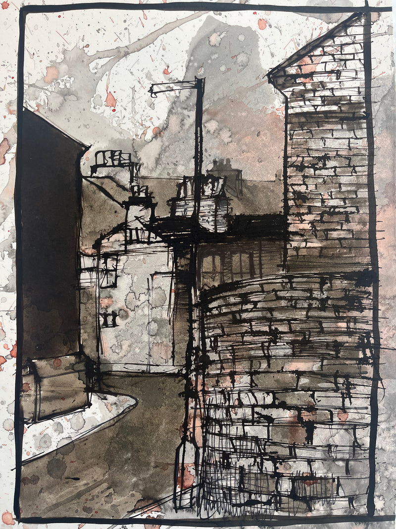 IPSTS051. Side Streets (Overcast) 2025 by Ian Pearsall