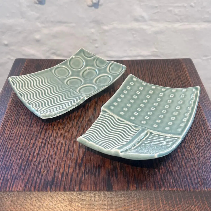 2 Piece half and half Platter by Dave Harper Ceramics from Barewall Art Gallery
