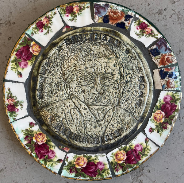 PHAB002 Arthur Berry Centenary Oatcake Portrait by Philip Hardaker