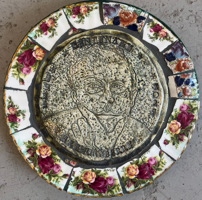 PHAB002 Arthur Berry Centenary Oatcake Portrait by Philip Hardaker