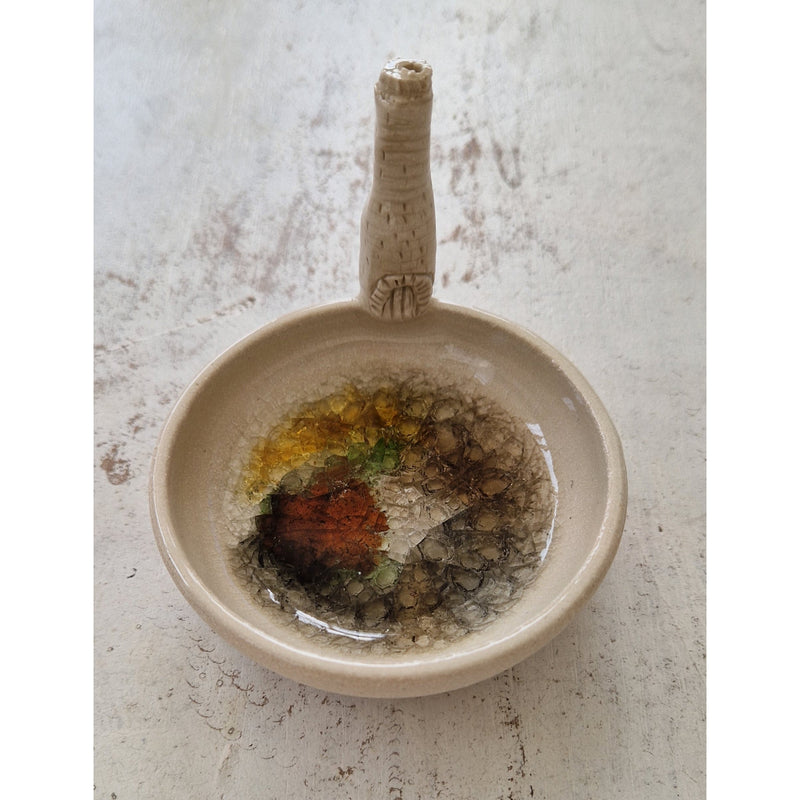 Ceramic and Glass Bottle Kiln Bowls  2023 by Shauna McCann