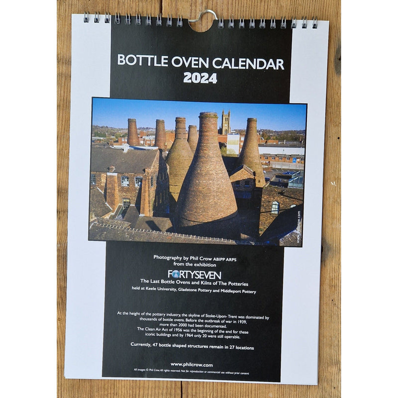 Bottle Kilns Calendar 2024 by Photographer Phil Crow
