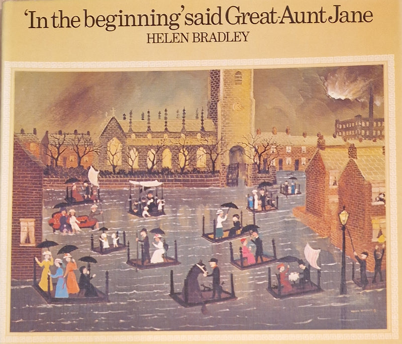 Signerad med teckningen "In The Beginning" sa Great-Aunt Jane Book av Helen Bradley