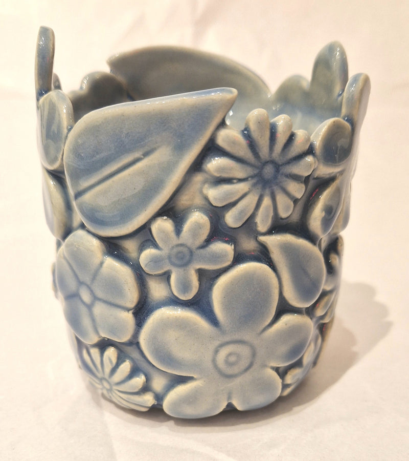 AL002 Blue Flower Vase by Amber Lion