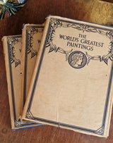 A Set of The World's Greatest Paintings books Volume 1,2 and 3