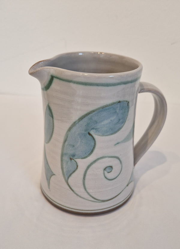 SP2509 Earthenware tin glazed jug by Ursula Waechter