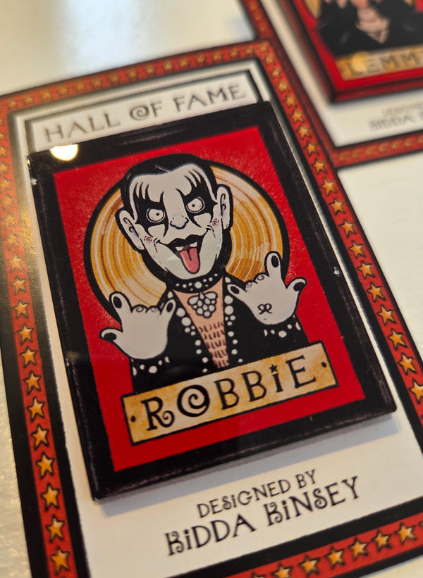 KK10 Robbie - Hall of Fame Badge Pin 2025 by Kidda Kinsey