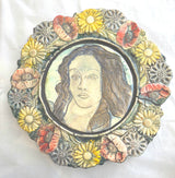 Pre-Raphaelite Framed Ceramic Flowers 2026 by Philip Hardaker