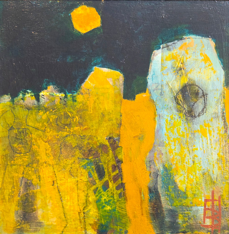 Lichen Moon 2026 by Helen Boardman Original Art from Barewall Art Gallery