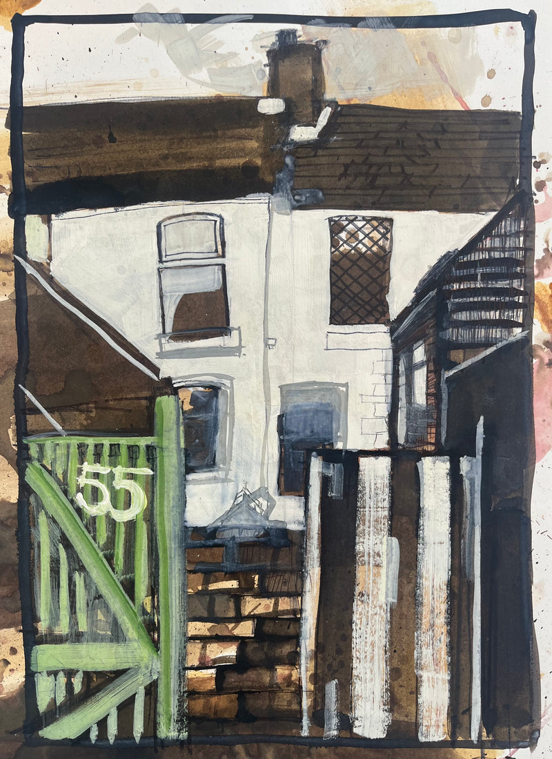 IPSTS057. Backyards (Number 55) 2025 by Ian Pearsall