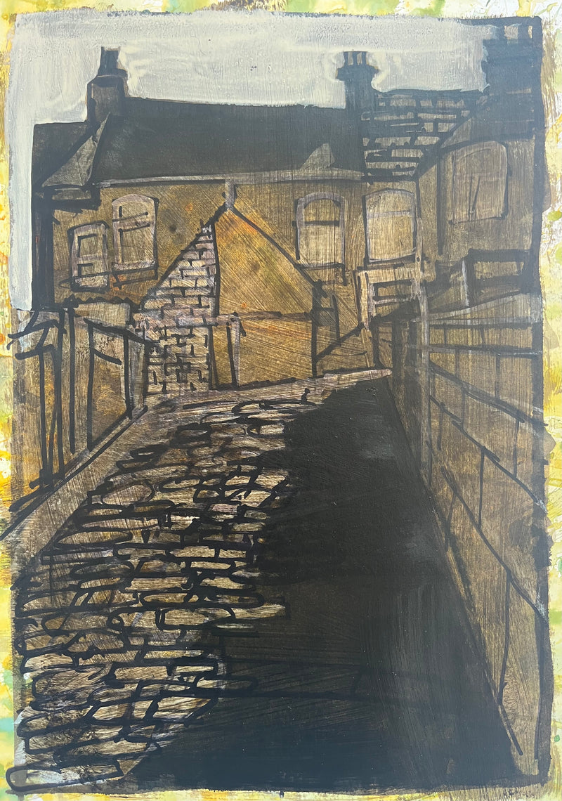IPSTS058. Cobbledstreet (Midnight) 2025 by Ian Pearsall