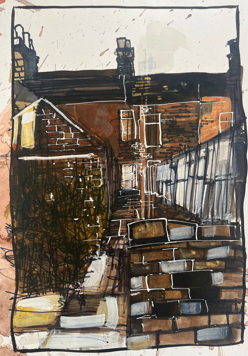 IPSTS047. Back Yard (Wide Open) 2025 by Ian Pearsall