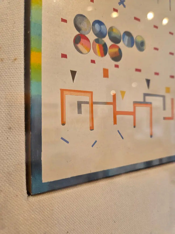 48 Elements 1970 Oil on Board by Jack Smith Original Art from Barewall Art Gallery