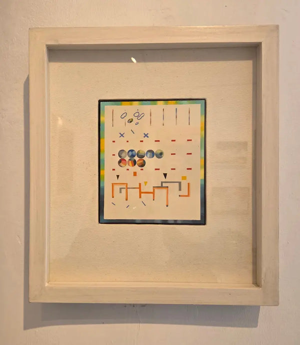 48 Elements 1970 Oil on Board by Jack Smith Original Art from Barewall Art Gallery