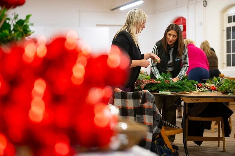 Christmas Wreath Making at Barewall - Sat 1 to 3pm: 21 Nov 2026 COURSE from Barewall Art Gallery