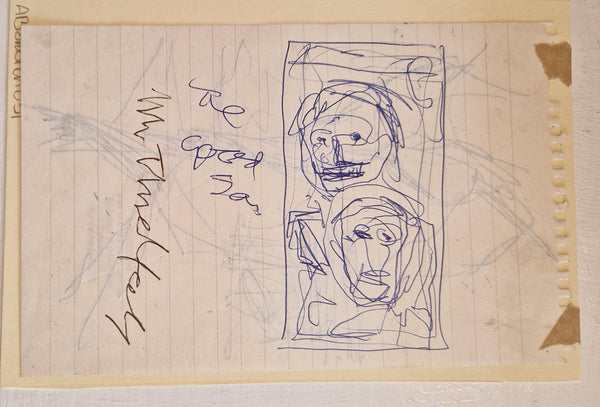 ABD051 The Good Son drawing c1980s found Arthur Berry Archive