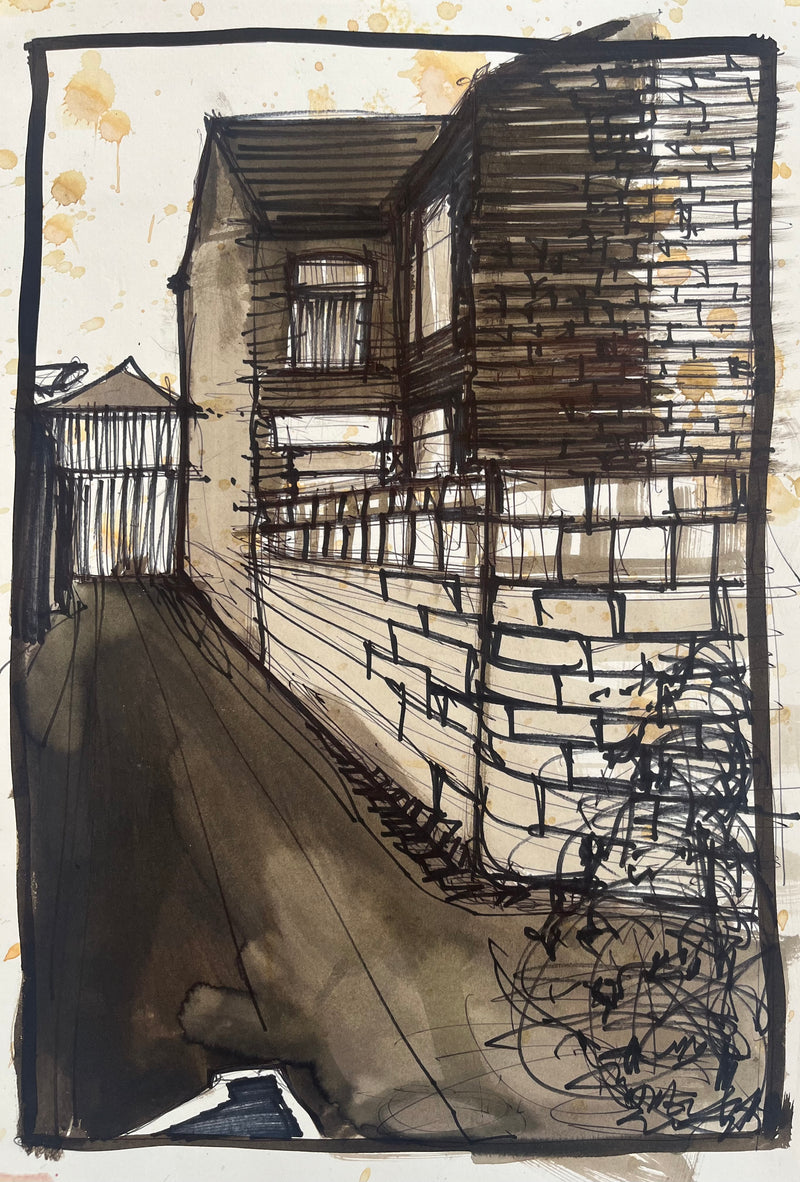 IPSTS056. Back Alley (Dead End) 2025 by Ian Pearsall