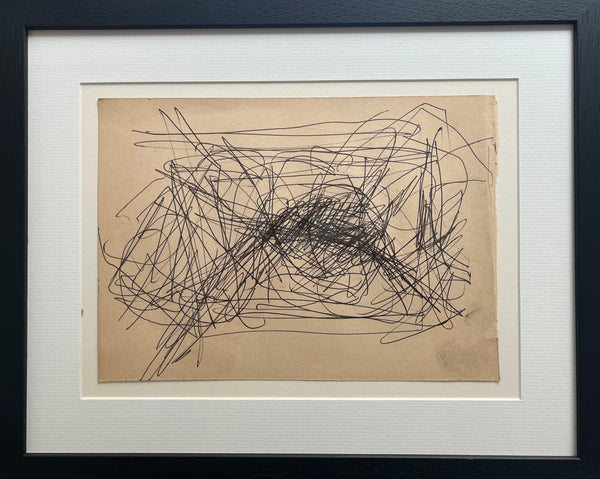 SOPD019 Hill Landscape No. 56 Original Drawing c1980s by Arthur Berry