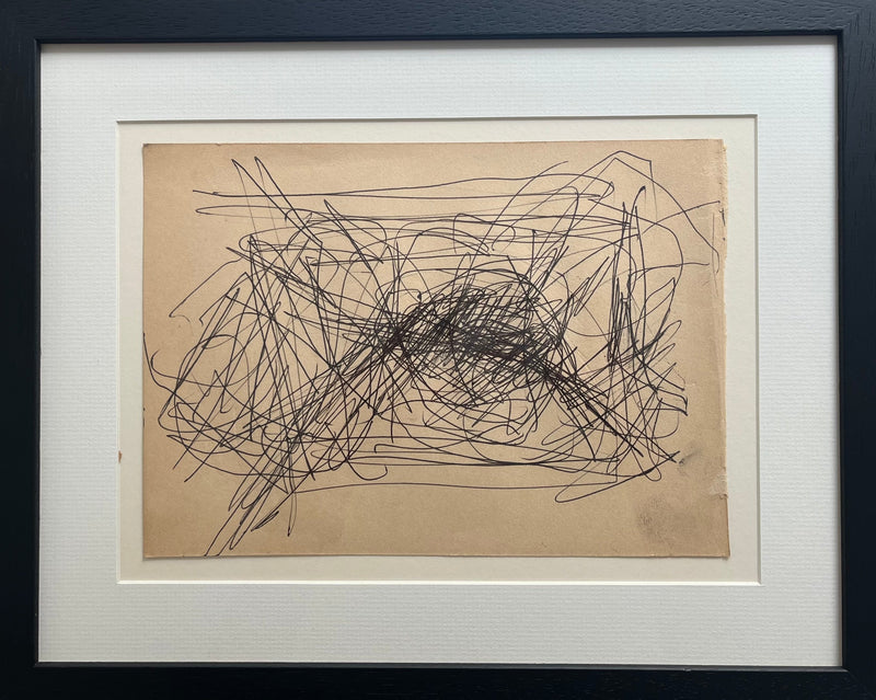 SOPD019 Hill Landscape No. 56 Original Drawing c1980s by Arthur Berry