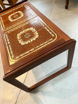 Vintage 1960s Danish Tile Top Coffee Table by Lost and Found Projects