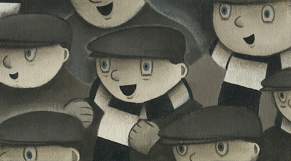 Up The Vale - Running Down the Wing original art by Paine Proffitt