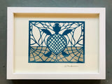 Tortoise Paper Cut Design by Aneta W Brudkowska