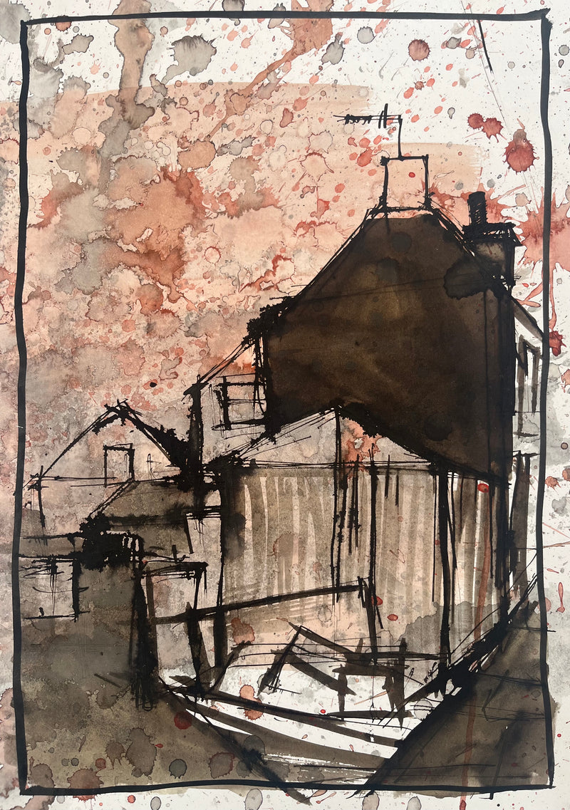 IPSTS042. Back Alley (Rubble) 2025 by Ian Pearsall