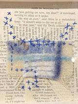 Alice in Wonderland inspired textile art. Are you getting on now? By Lost and Found Projects