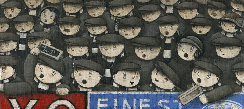 Up The Vale - A Face in the Crowd original art  by Paine Proffitt