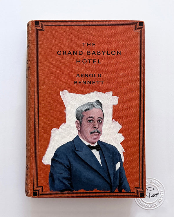 PDB15 Arnold Bennett Portrait on Grand Babylon Hotel 2025 by Peter Davis