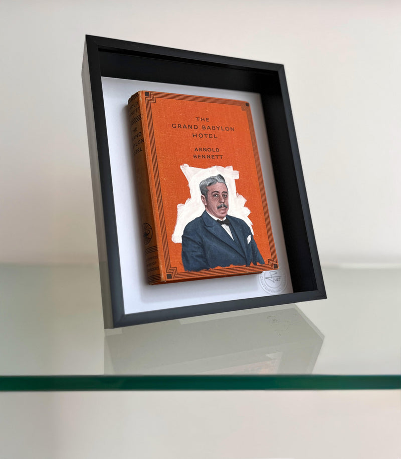 PDB15 Arnold Bennett Portrait on Grand Babylon Hotel 2025 by Peter Davis