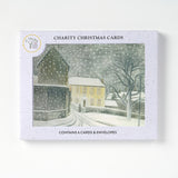 Set of 6 Christmas Cards for 2025 Halstead Road in Snow, 1935 by Eric Ravilious supporting Artists General Benevolent Institution Cards from Barewall Art Gallery
