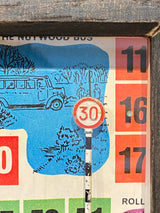Rupert the Bear handmade box art '30 Mile' road sign. By Lost and Found Projects.