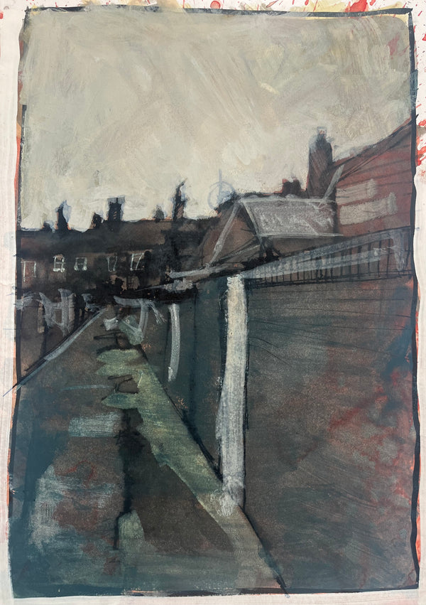 IPSTS049. Back Yards (Overcast) 2025 by Ian Pearsall
