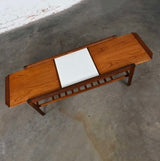 Vintage 1960s Mid Century Remploy extending teak coffee table by Lost and Found Projects