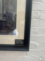 SOP004 The Window (1970) Original Mixed Media Painting by Arthur Berry