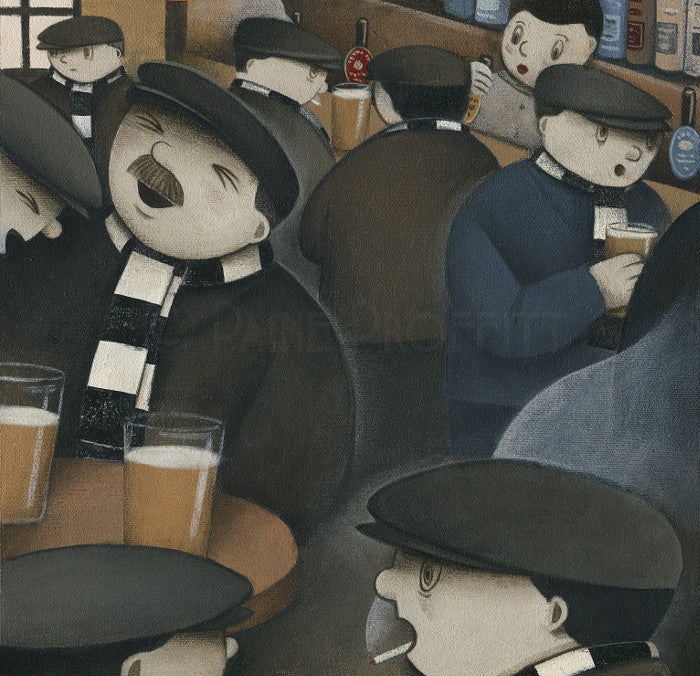 Up The Vale - In the Pub original art  by Paine Proffitt
