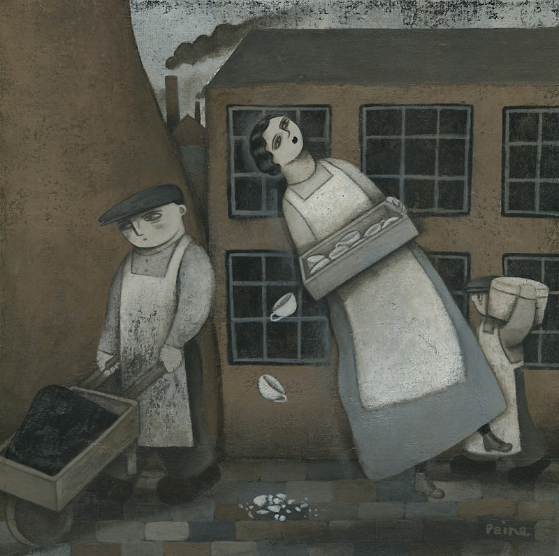 Clay Dust - Death At The Pottery original art  by Paine Proffitt