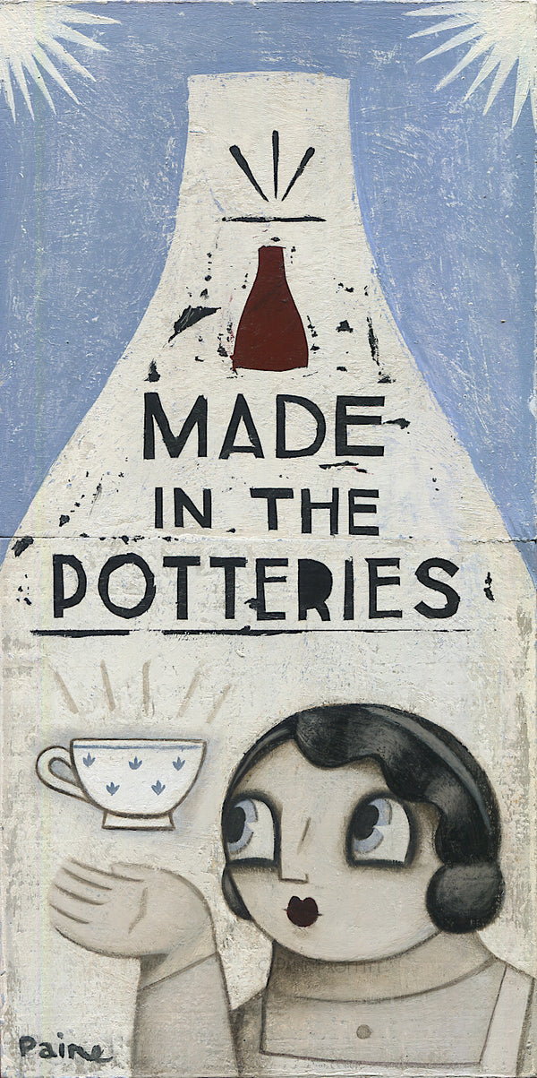 Clay Dust - Made In The Potteries  original art  by Paine Proffitt