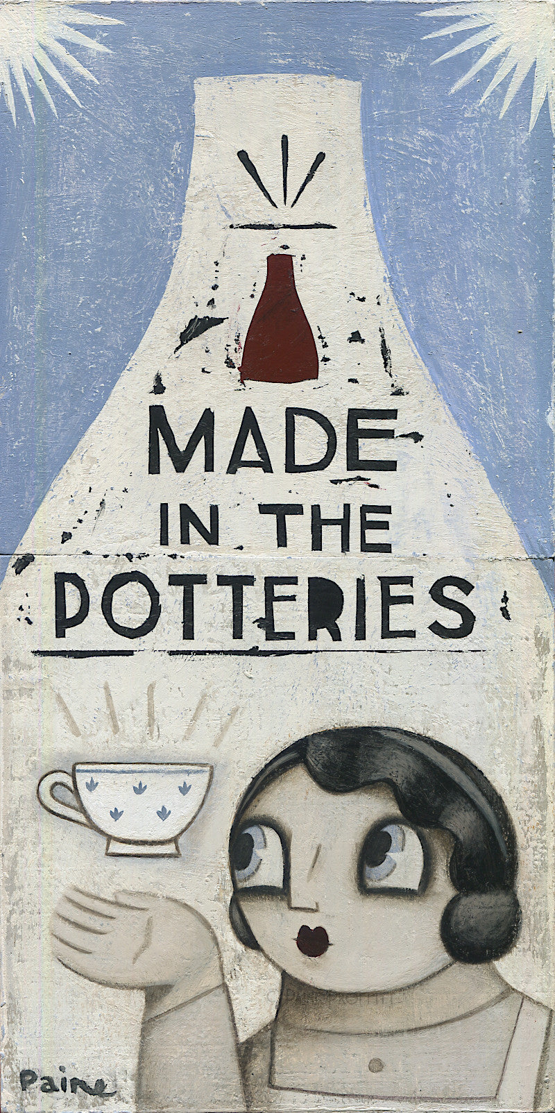 Clay Dust - Made In The Potteries  original art  by Paine Proffitt