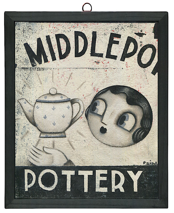 Clay Dust - Middleport Pottery  original art  by Paine Proffitt
