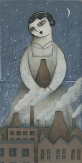 Clay Dust - Mother Town Of The Potteries  original art  by Paine Proffitt